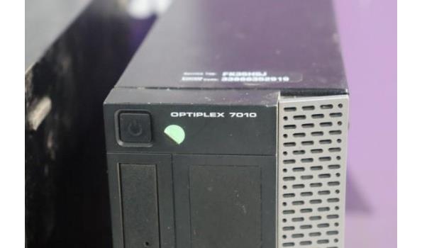 2 computers Dell, type Optiplex 7010, paswoorden niet gekend, werking niet gekend, zonder lader